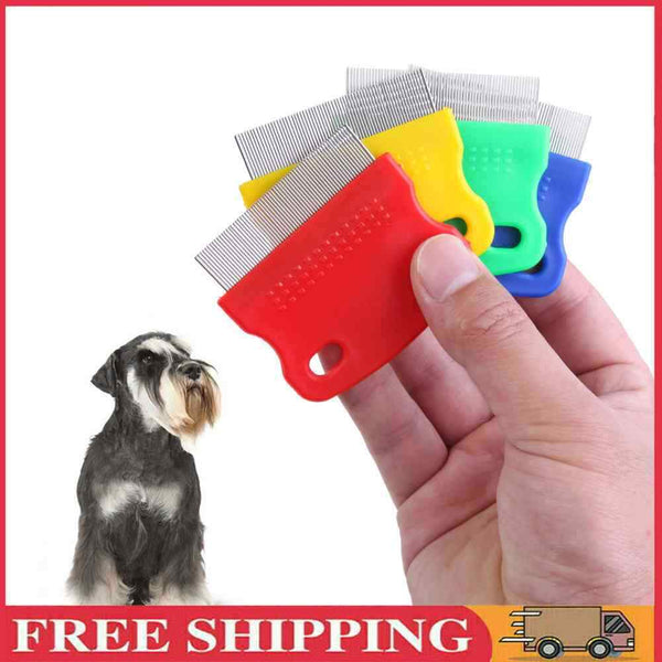 Dog Cat Animal Pet Stainless Steel Flea Comb Grooming Tool UK
