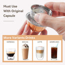 Refillable Reusable Capsule Coffee Filter Pods for Nespresso Vertuo Next