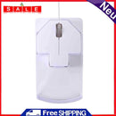 Hot Clear LED Optical Cable Mouse Cool Blue Backlight USB