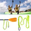 Elastic Canoe Paddle Leash Adjustable Tie Rope Stretchable Paddle Anti Lost Rope