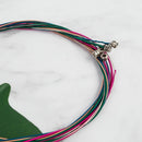 Colorful Acoustic Guitar Strings Steel Material Musical Instrument Parts E-A