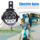 Motorcycle Horn 105dB High Decibel Loud Electric Horn for Scooter Electric Bike