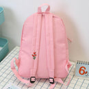 Cute Heart Women Backpack Teen Girl Travel Shoulder Schoolbag Rucksack/Pink