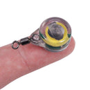 Mini Fishing Lure Light 3-Color LED Fisheye Shape Fishing Bait Luminous Lures
