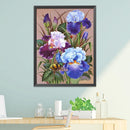 Flowers Cross Stitch Embroidery Kits DIY 11CT Stamped Picture Needlework Ar