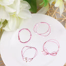 24pcs Ladies Headband Ponytail Holder Women Kids Elastic Rubber Rope Hair Tie