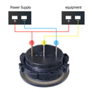 D6 Digital Voltmeter Ammeter Volt Current Panel Meter for Car Truck (Blue) Newly