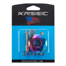 MTB Bicycle Stem Cover Bike Headset Top Cap Cover w/ Screw (Color Plating) Newly
