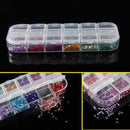 2mm Assorted Manicure DIY Glitter Rhinestone UV Gel Nail Art Acrylic Tips