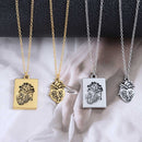 Day Couple Necklace Couple Collares Puzzle Heart Choker Heart Drop Pendant