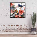 DIY Beaded Picture Flowers Birds Bedroom Decor Round Drill Diamond Painting Kit