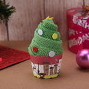 Christmas Cupcake Cotton Towels Xmas Gifts 30x30cm(Christmas Tree) Newly