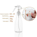 200ml Plastic Clear Spray Bottle Cleaning Water Garden Trigger Empty N1K5