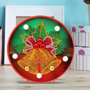 DIY LED Special Shaped Diamond Painting Christmas Bell Cross Stitch Night Lam
