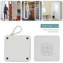 Automatic Door Closers Punch-free Sliding Door Buffer Closing (1000g White)