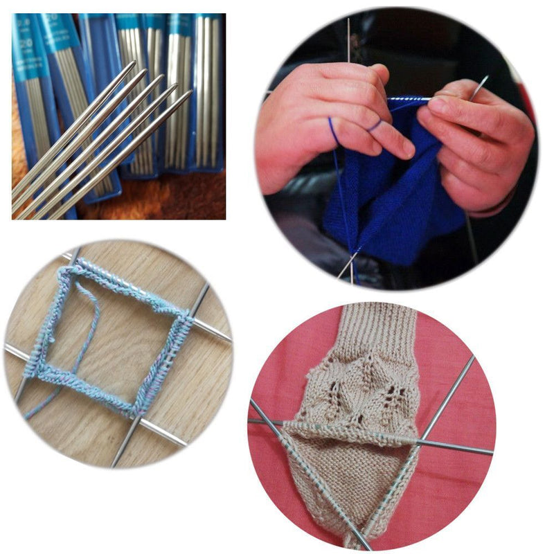 Weave Straight Knitting Needles Metal Crochet Knitting Tools Crochet Hooks