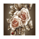 DIY 5D Diamond  Retro Flower  Painting Embroidery Home Decor Craft Newly