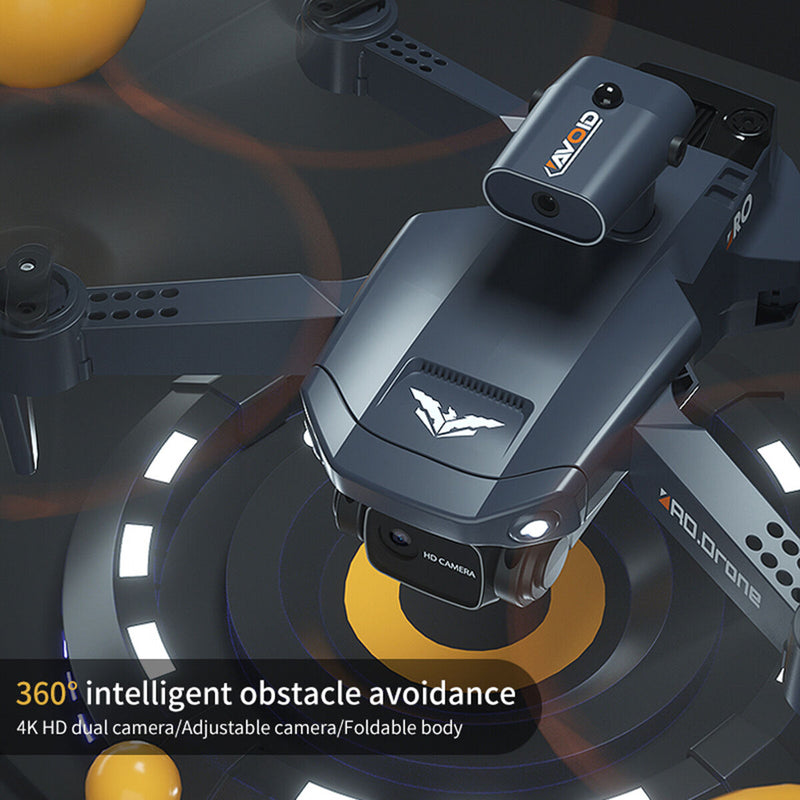 #A 2.4GHz Drone Dual 4K HD Camera Easy Auto Return Fixed Altitude FPV RC Quadcop