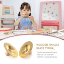 2pcs Copper Cymbals Gong Professional Musical Saucers Tibetan Dancing Music Toys