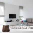 2x Bed Stabilizer Headboard Stoppers Anti-shake Frame Tool (S Dark Brown) Newly