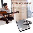 Musical Instrument Parts Accessories Electric Guitar Neck Plate Board w/ 4 Screw