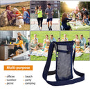 Water Bottle Carrier Bag with Adjustable Shoulder Strap Universal Bottle Sl