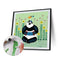 Oil Paint By Numbers Panda on Canvas Digital Paint Wall Artwork DIY Handicraft
