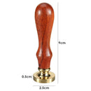 Retro Wood Handle Wax Seal Stamps Envelope Wedding Post Sealing Wax (K05) Newly