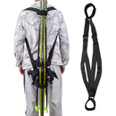Snowboard Shoulder Carrier Backpack Strap Carry Belt Holder Ski Fixed Strap