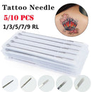 Disposable Sterile Needles 1/3/5/7/9/11 RL Stainless Steel Tattoo Needles