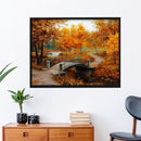40x30cm Autumn Scenery DIY Paint By Numbers Oil Painting Kit Canvas
