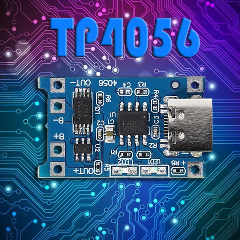 5pcs 1A 18650 TP4056 Lithium Battery Charging Board w/Protection Dual Functions