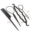 Black Women  Hair Twist Styling Tools Bun Maker Donut Stick  Braid Clip