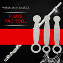3pcs/Set Flute Pad Repairing Tools Stainless Steel Wind Instrument Leveler Kit