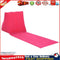 Inflatable Beach Mat Camp Lounger Back Pillow Triangle Cushion (Rose Red) Newly
