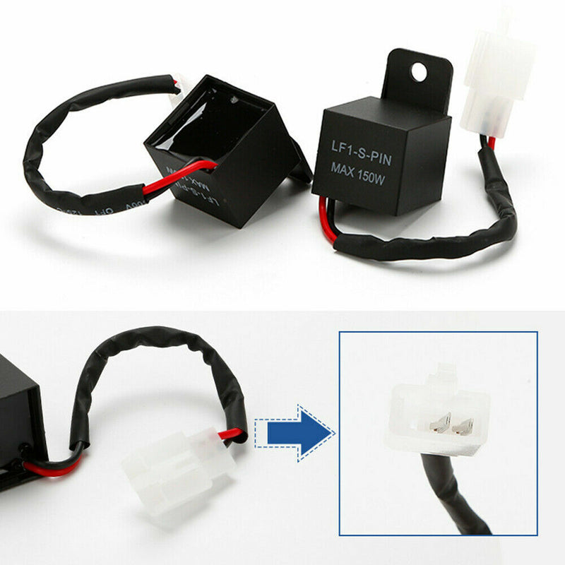 Electronic LED Flasher Relay 150W LED Turn r Light Flasher Blinker Relay