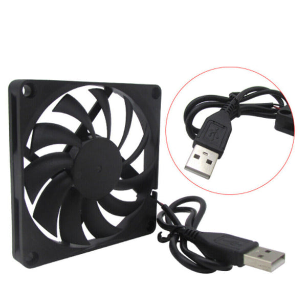 DC 5V USB Power Router fan DIY PC Cooler TV Box Wireless Cooling Quiet