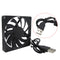 DC 5V USB Power Router fan DIY PC Cooler TV Box Wireless Cooling Quiet