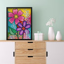 Diamond Painting 5D DIY Colorful Flowers Full Special Shaped Crystal Drill Kits