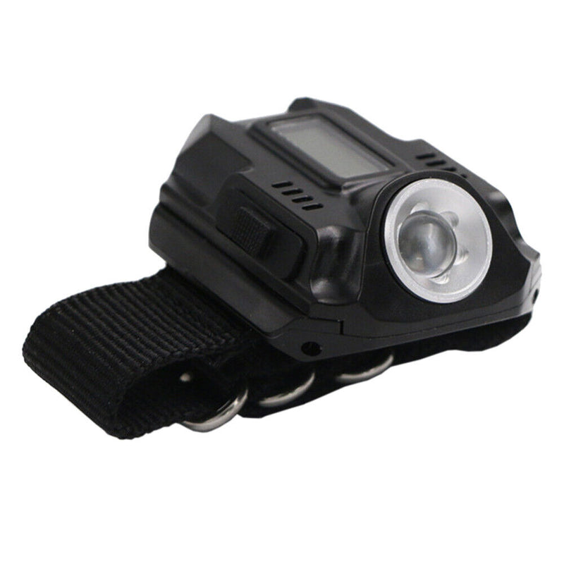 Portable Wrist Watch Torch Light XPE LED Flashlight for Outdoor Riding Camping