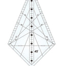 Art Ruler Squedge Transparent Quilting Sew Patchwork Ruler (45 12 in) Newly