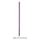 4pcs Reusable Drinking Straws Brush Set Drinks Supplies (Pink Straight)