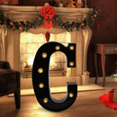 Letters LED Night Lights Alphabet Symbol Sign Lamp Home Wedding Decor (C) Newly