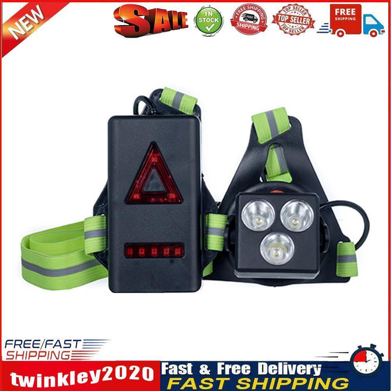 LED Running Light Rechargeable Waterproof Chest Lamp for Jogging Camping Newly