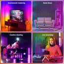 Aluminum Alloy Symphony RGB Floor Lamp Dimmable Color Changing LED Foot Lamp