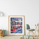 Diamond Painting Elk carriage Full Round Rhinestone Wall