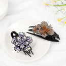 shape Crystal Flexible Rhinestone Hairpin Barrette Hair Clips Styling Tools