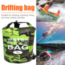 Waterproof Swimming Bag Camouflage Outdoor Camping Dry Sack (5L Green)