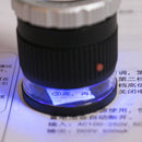 30X Adjustable Handheld Cylindrical Magnifier LED UV Jewelry Money Glass Loupe