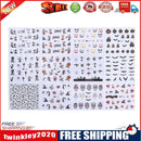 12 sheets Manicure Halloween Water Transfer Nail Art Decoration Stickers
